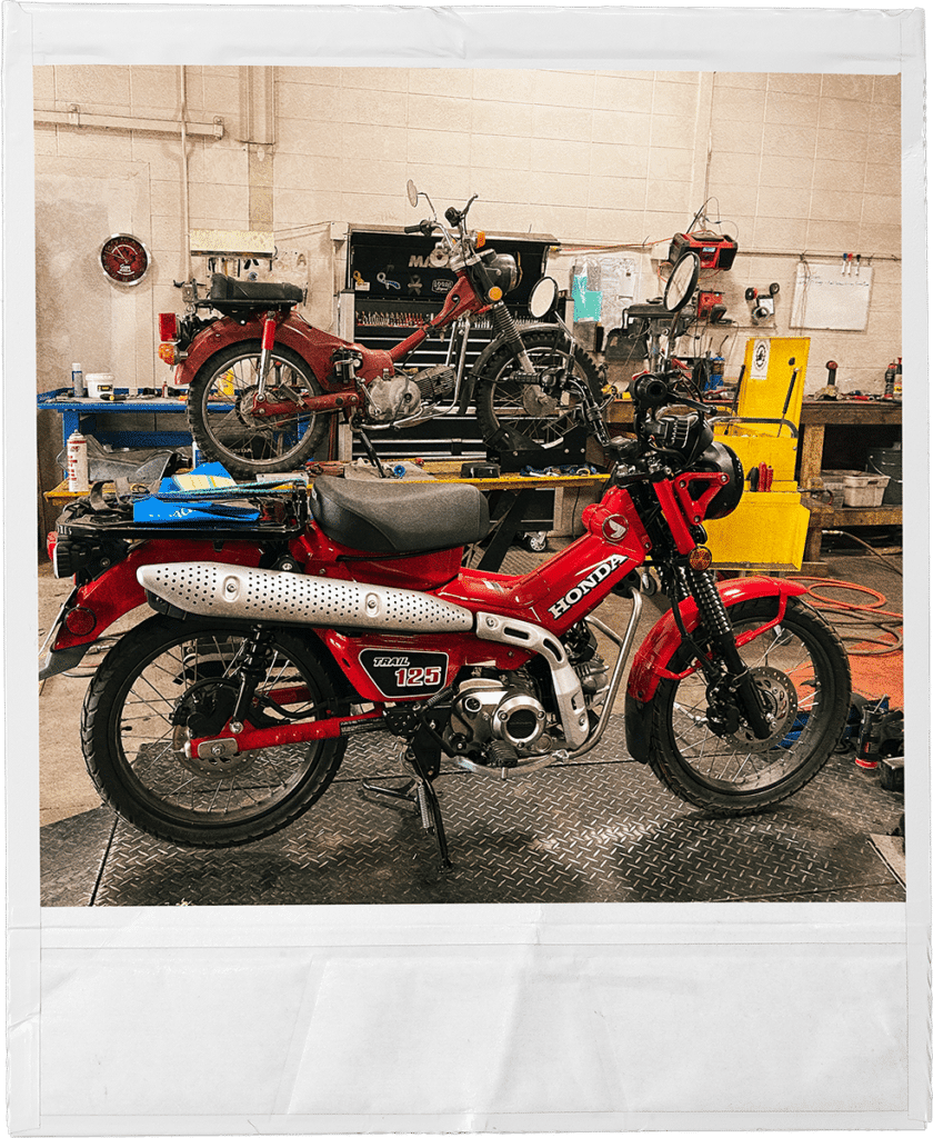 Motorcycle Service and Repairs in Edmonton for both off-warranty and vintage motorcycles.