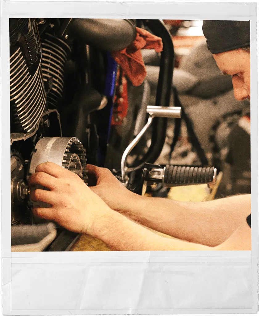 Ross, Co-Owner of Twisting Steel, providing Off-Warranty Motorcycle Service & Repairs in Edmonton.