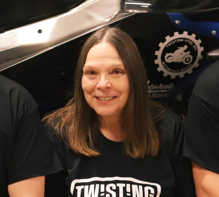 Twisting Steel Edmonton Motorcycle Repair Sheila